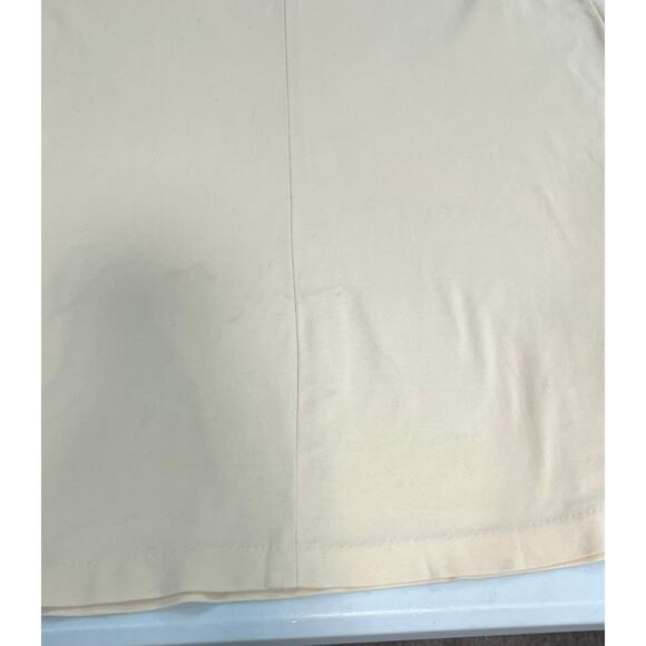 Paco Rabanne Vintage Yellow Stretch Short Sleeves Midi Dress 90’s Sz 9AR/6-8 - Picture 15 of 16